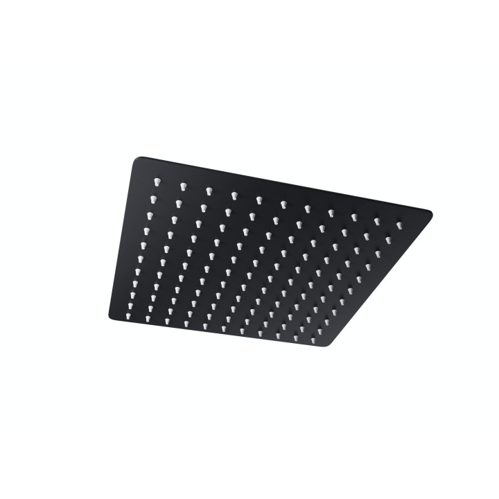 Horní sprcha sprchová Corsan ocelový černá čtvercová 25 cm
