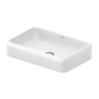 Umyvadlo stawiana, 60x40cm, Duravit Qatego - Bílý lesklý (HyG)