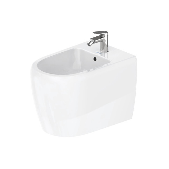 Závěsný bidet, 38,5x57cm, Duravit Qatego - Bílý lesklý (HyG)
