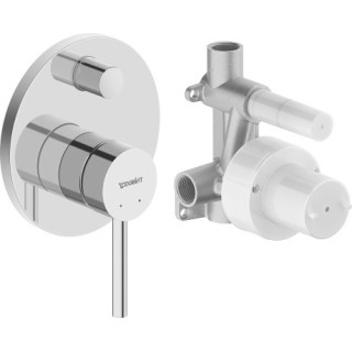 3otvorová vaňová baterie, Duravit Circle - Lesklý chrom