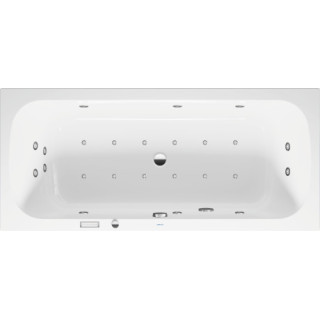 Vana hydromasážní 180x80cm, Duravit Qatego, Combi-System P - Bílá