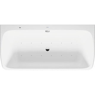 Vana 180x80cm, Duravit Qatego - Bílý Matnáný