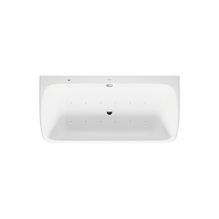 Vana 180x80cm, Duravit Qatego - Bílý Matnáný