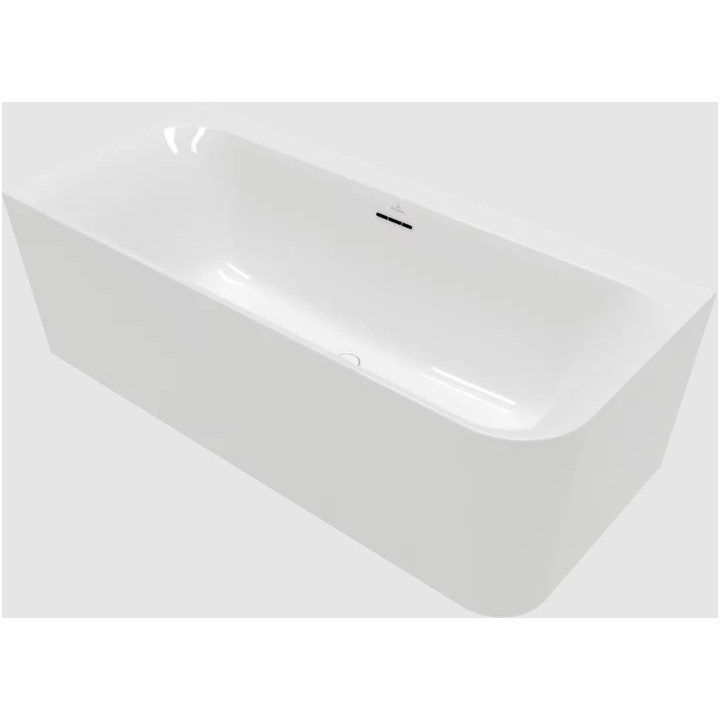 Vana přístěnná k montáži rohové z levé strány stronie SQUARE, 1800 x 800 mm, Villeroy & Boch, Loop & Friends - Weiss Alpin