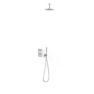 Souprava termostatické batérie naściennej 2-drożnej prysznicowej, TRES MAX-TRES - Chrom 