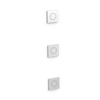 3 podtynkowe dysze hydromasážní, TRES COMPL DUCHA - Chrom 