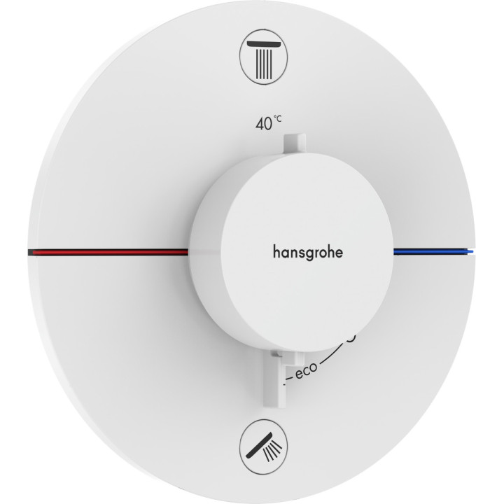 Baterie termostatická, podomítková do 2 přijímačů s integrovaným bezpečnostním systémem zgodnie z EN 1717, Hansgrohe ShowerSelec
