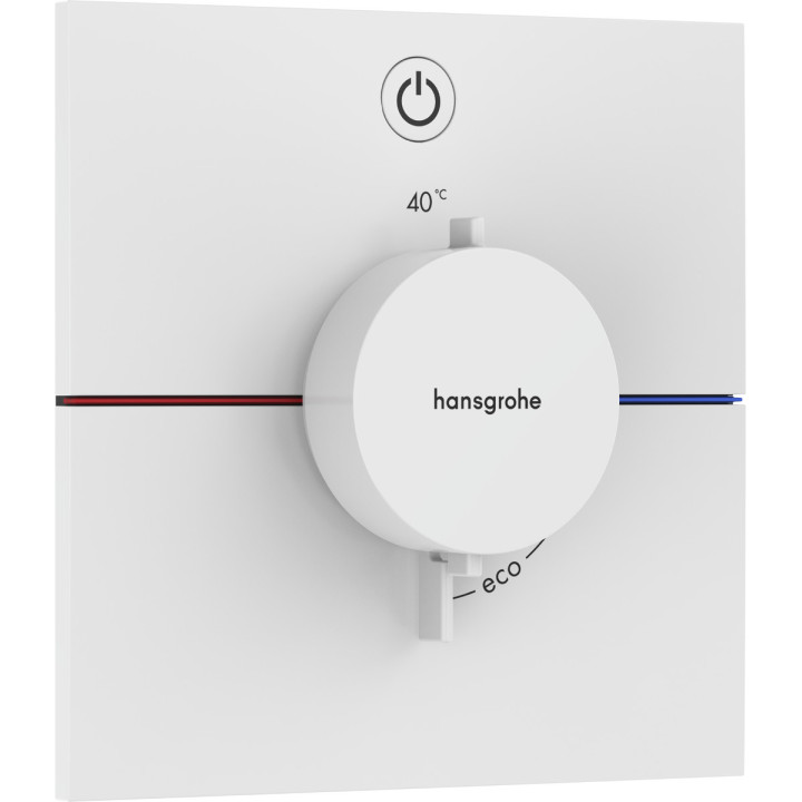 Baterie termostatická, podomítková do 1 příjimača, Hansgrohe ShowerSelect Comfort E - Černá Matný