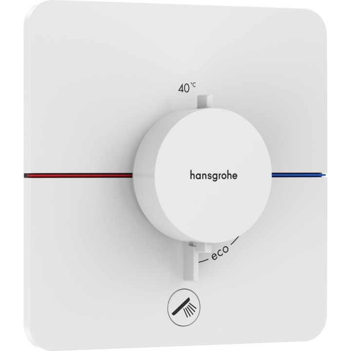 Baterie termostatická, podomítková do 1 příjimača s dodatečným výstupem, Hansgrohe ShowerSelect Comfort Q - Černá Matný