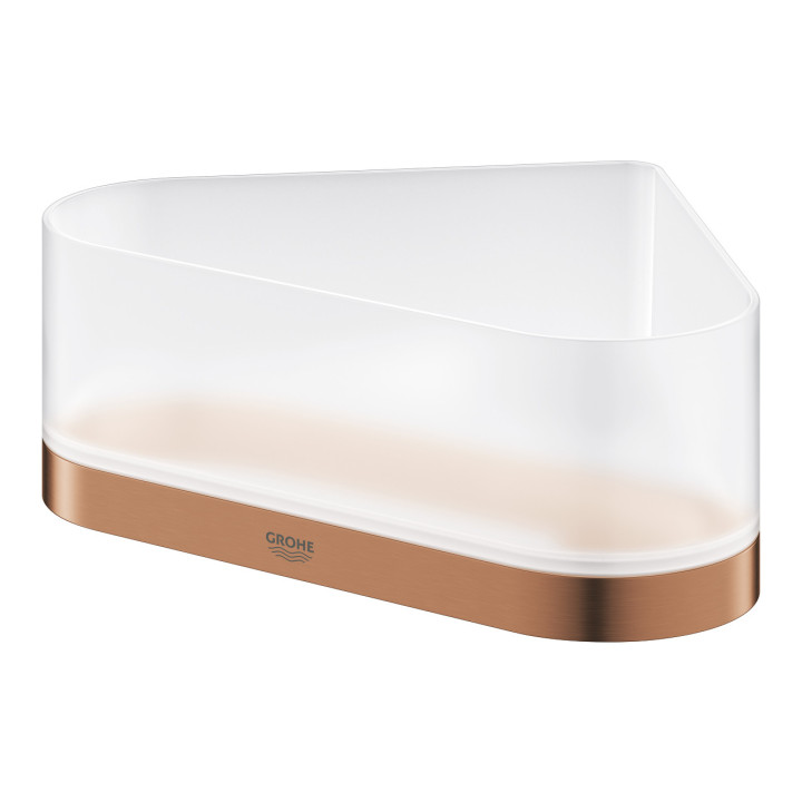 Rohová polička sprchový, GROHE SELECTION -  brushed warm sunset