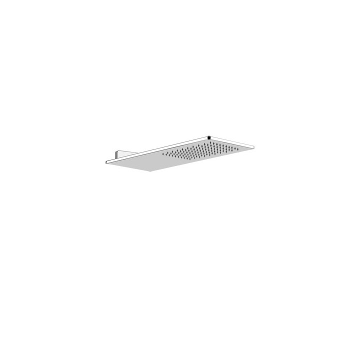Horní sprcha stěnová Gessi iSpa, 550x200mm, obdélníková, mirror steel