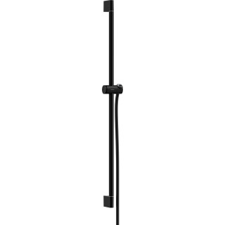 Sprchová tyč Pulsify S 90 cm z suwakiem a hadicí, Hansgrohe Unica - Černá Matný