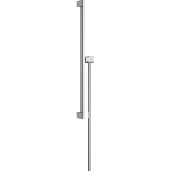 Sprchová tyč E Puro 65 cm z suwakiem EasySlide a hadicí przysznicowym Isiflex 160cm, Hansgrohe Unica - Chrom  