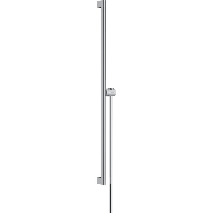 Sprchová tyč S Puro 90 cm z suwakiem EasySlide a hadicí przysznicowym Isiflex 160cm, Hansgrohe Unica - Chrom