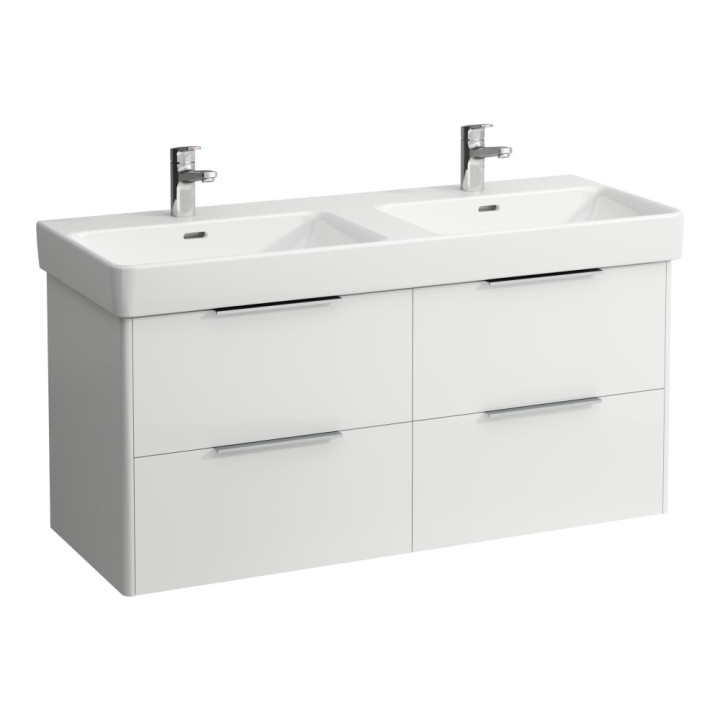 Skříňka pod umyvadlo Laufen BASE 47x53x26,5, závěs na levé straně - bílá