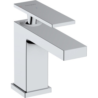 Páková umyvadlová baterie 80 CoolStart bez výpusti, Hansgrohe Tecturis E - Chrom 