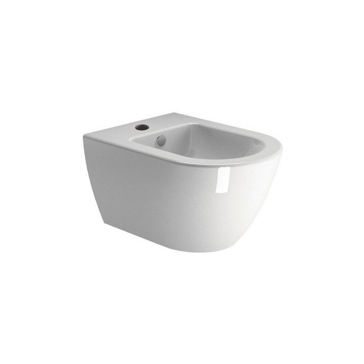 Mísa WC GSI Pura 50x36 cm, závěsná bez kołnierza Swirlflush - cenere matnáný