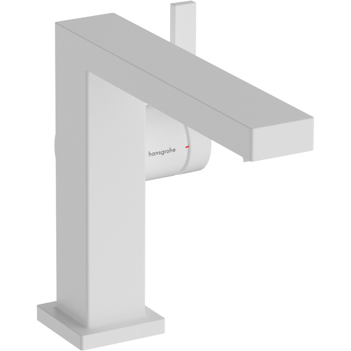 Páková umyvadlová baterie 110 Fine CoolStart Ecosmart+ s umyvadlovou výpustí Push-Open, Hansgrohe Tecturis E - Černá Matný
