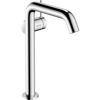 Páková umyvadlová baterie 240 Finie na umyvadlo na desku, CoolStart s umyvadlovou výpustí Push-Open, Hansgrohe Tecturis S - Chro