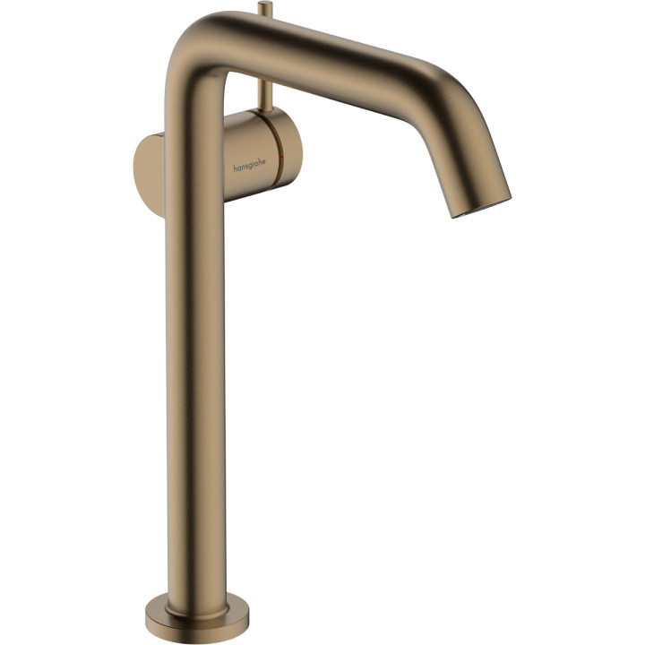 Páková umyvadlová baterie 240 Finie na umyvadlo na desku, CoolStart s umyvadlovou výpustí Push-Open, Hansgrohe Tecturis S - Chro