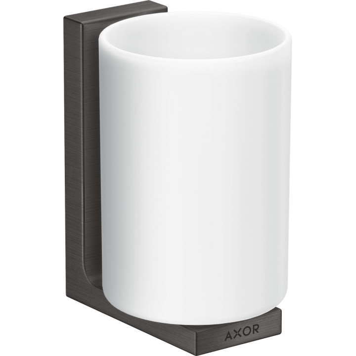 Pohár pro zubní kartáčky na zuby, AXOR Universal Rectangular - Bronz Szczotkowany 