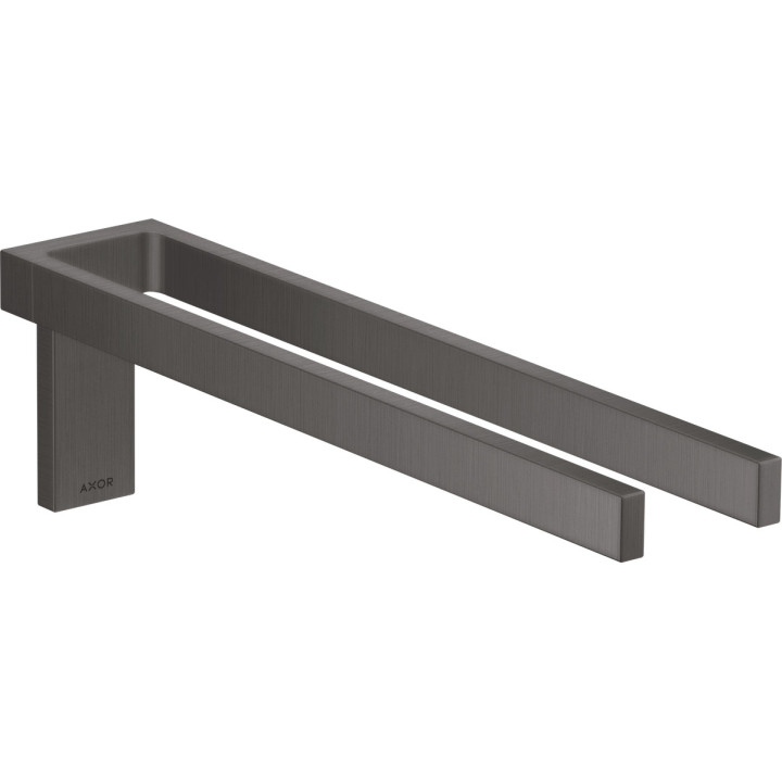 Dvojitý věšák na ručník, AXOR Universal Rectangular - Bronz Szczotkowany