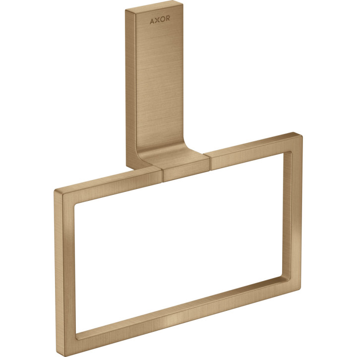 Věšák na ručník druhu Ring, AXOR Universal Rectangular - Bronz Szczotkowany
