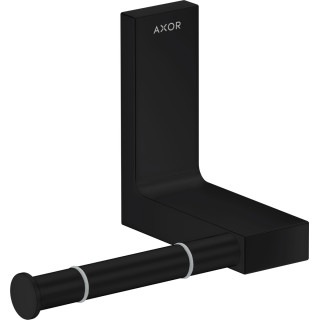 Závěs toaletního papíru, AXOR Universal Rectangular - Černá Chrom Szczotkowany