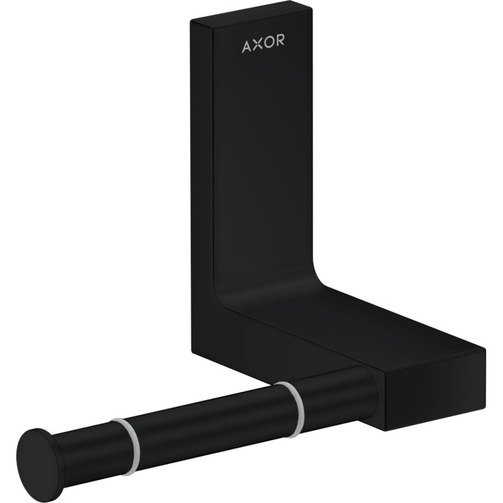 Závěs toaletního papíru, AXOR Universal Rectangular - Černá Chrom Szczotkowany