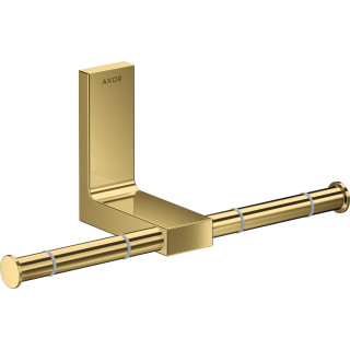 Dvojitý závěs toaletního papíru, AXOR Universal Rectangular - Nikl Szczotkowany
