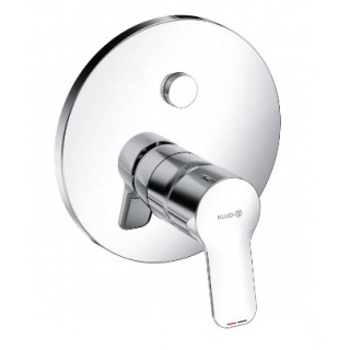Podomítková baterie vanová - sprchová, do 88011, přepínač PUSH&SWITCH, KLUDI PURE & EASY - Chrom