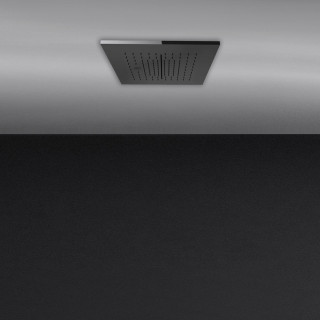 Horní sprcha 35x35cm k montáži w suficie podwieszanym, Gessi Minimali - 238 Ocel lustrzana 