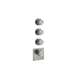 Termostatická sprchová baterie, stěnová, Gessi Gessi316 Wellness - 239 Broušená ocel 