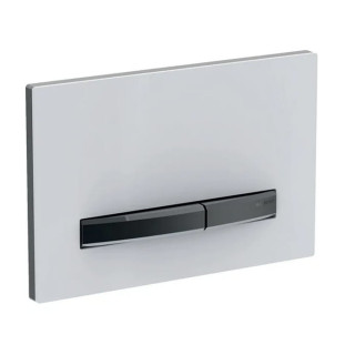 Geberit Sigma50 splachovací tlačítko bílý/černá chrom