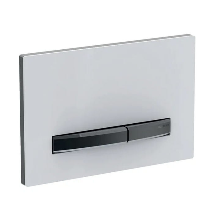 Geberit Sigma50 splachovací tlačítko bílý/černá chrom