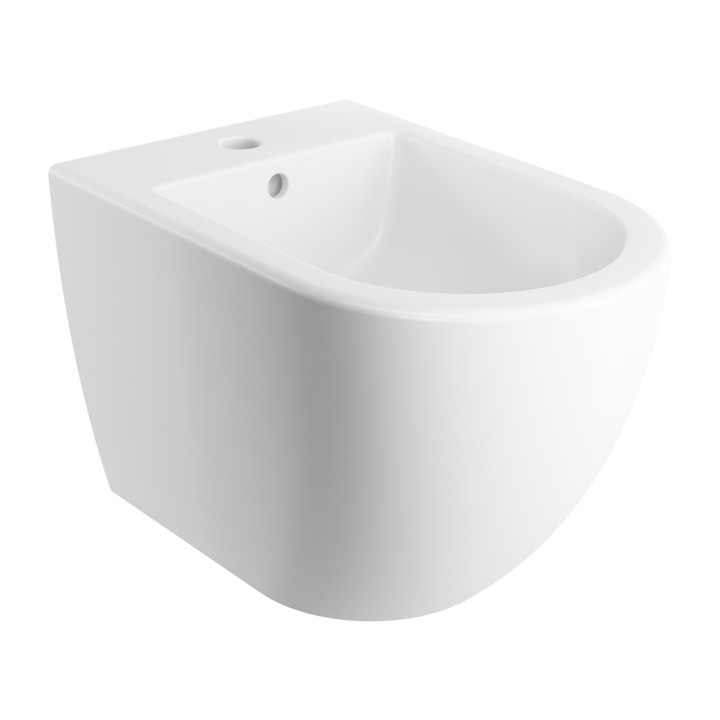 Závěsný bidet, 54x36,5 cm, Omnires Ottawa - Bílý matnáný