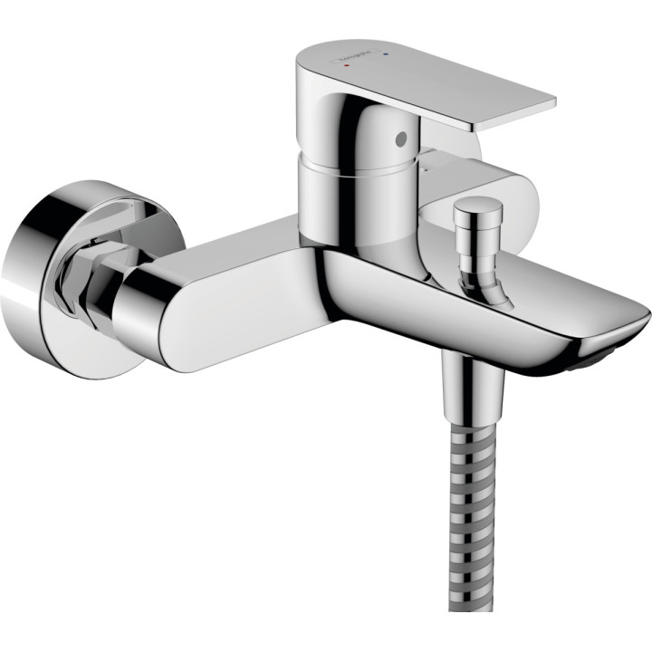 Páková vaňová baterie, nadomítková, Hansgrohe Rebris E - Chrom 