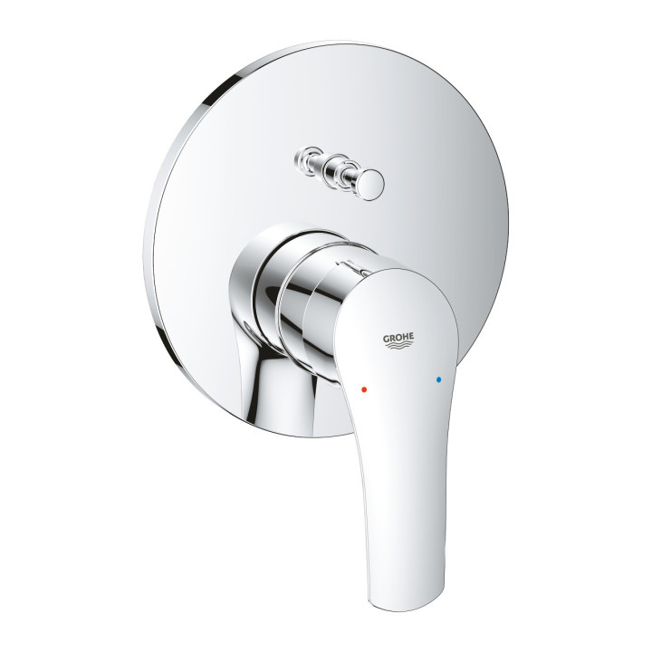 Páková baterie do obsluhy dwóch wyjść vody, Grohe Eurosmart - Chrom 