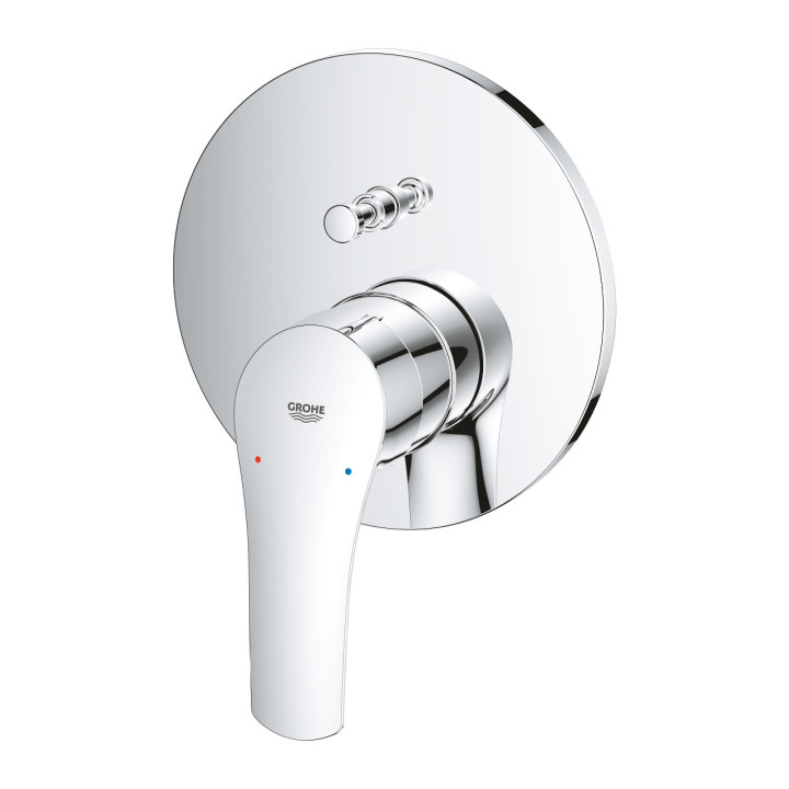 Páková baterie do obsluhy dwóch wyjść vody, Grohe Eurosmart - Chrom 