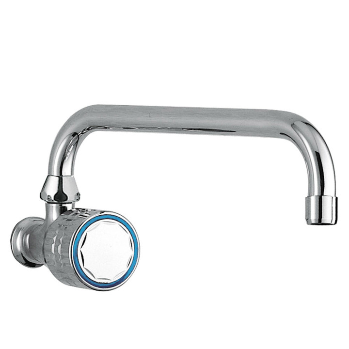 Baterie nástěnná 1-drożna do biura nebo pralni, Tres Cocina - Chrom