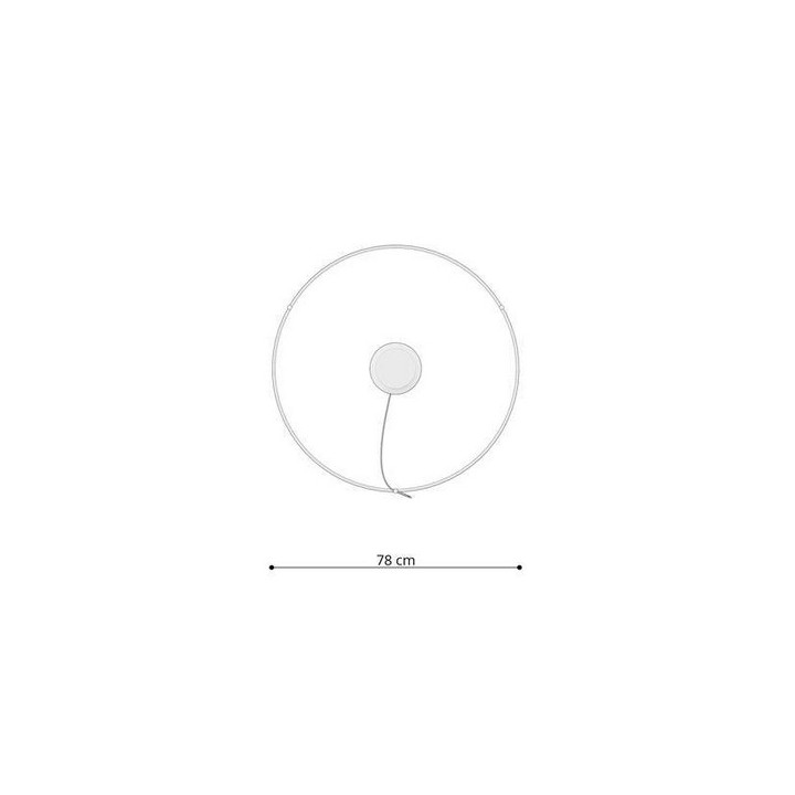 Żyrandol Sollux Lighting RIO, kruhový průměr 110cm, LED 70W 3000K, černá