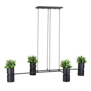 Żyrandol Sollux Lighting RIO, kruhový průměr 78cm, LED 32W 4000K, černá