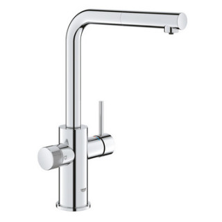 Baterie filtrująca s výsuvnou sprchou, GROHE BLUE PURE MINTA - nerez