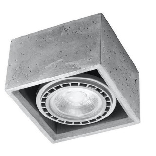 Plafon Sollux Ligthing LOOPEZ , GU10  1x40W 1x12W LED, černá/měď
