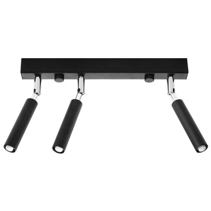 Plafon Sollux Lighting EYETECH 4, G9  4x12W LED, černá