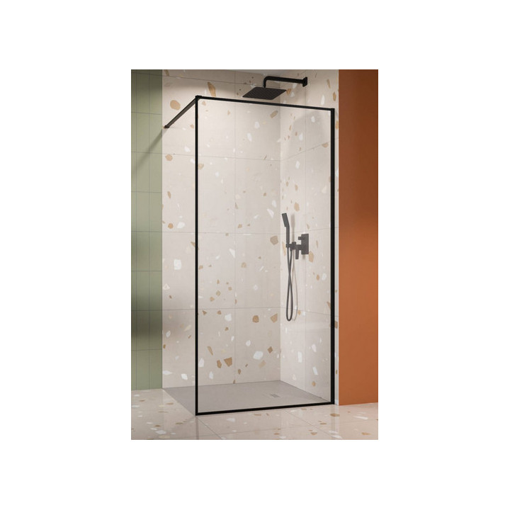 Sprchový kout Walk-In Radaway Modo F II 50, profil lesklý chrom, sklo čiré