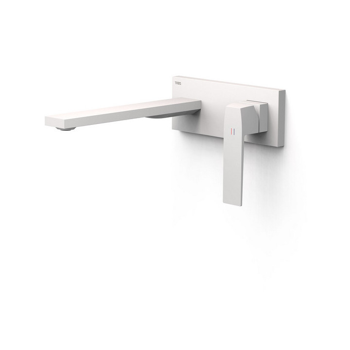 Prvek nástěnná do podomítkového korpusu baterii umywalkowe TRES Slim Exclusive, výtokové rameno 240mm, chrom
