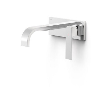 Prvek nástěnná do podomítkového korpusu baterii umywalkowe TRES Slim Exclusive, výtokové rameno 180mm, złoti