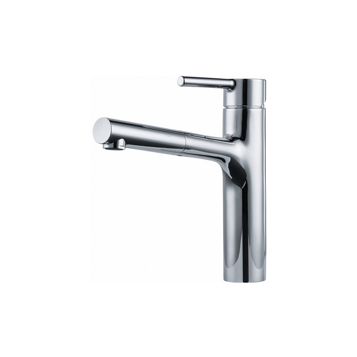 Dřezová baterie Franke Centro pull-out , výška 278mm, otočné i wycągana výtokové rameno,  chrom