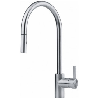 Dřezová baterie Franke Centro pull-out window , výška 278mm, otočné i výsuvná sprcha,  chrom